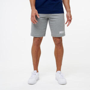 Pantalón Corto Fitness Hombre Gris Algodón