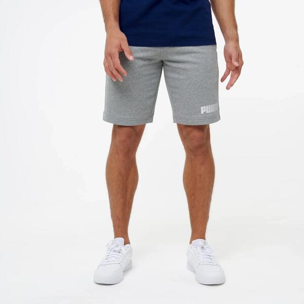 PUMA Pantalón Corto Fitness Hombre Gris Algodón