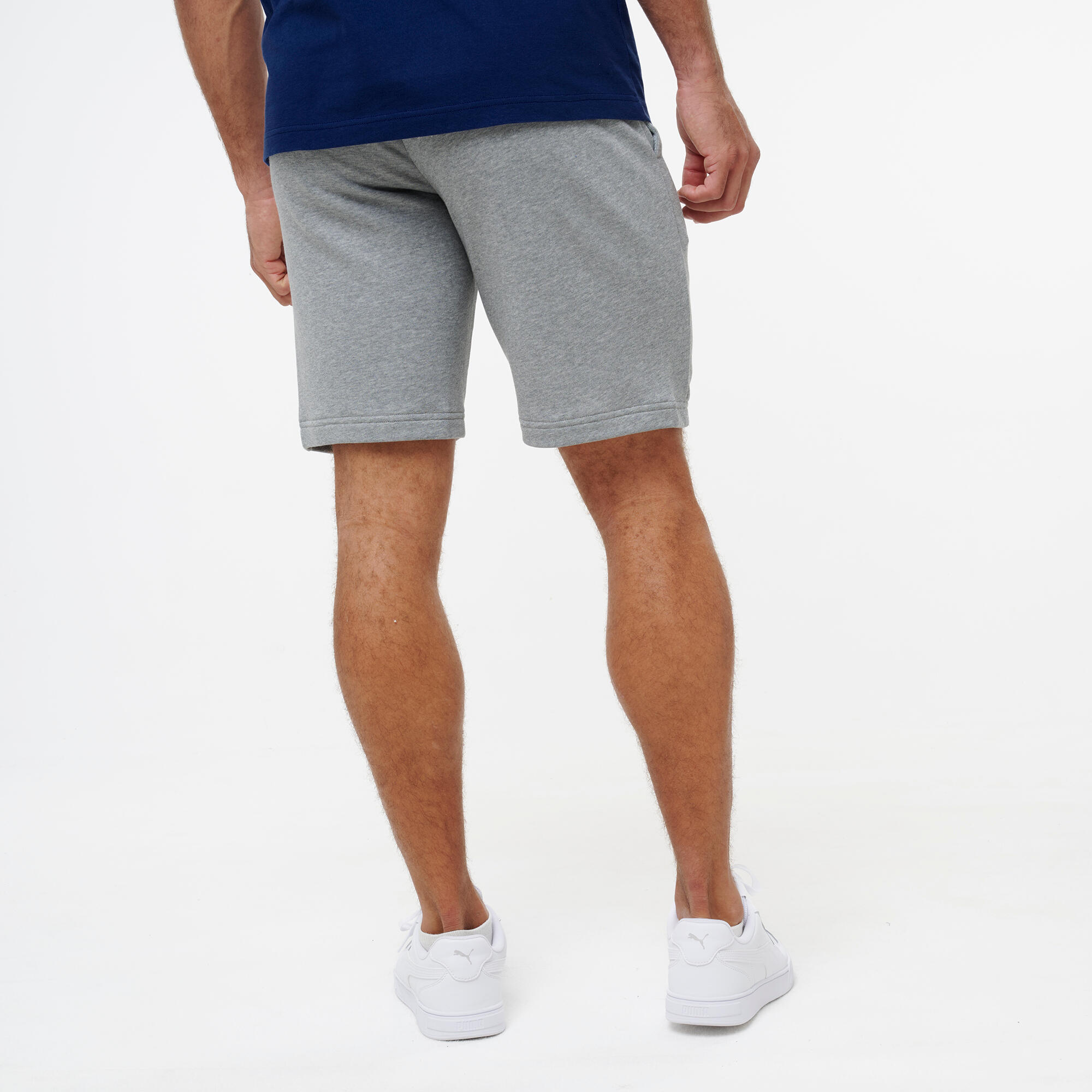 Fitness-Shorts aus Baumwolle für Herren, grau 4/7