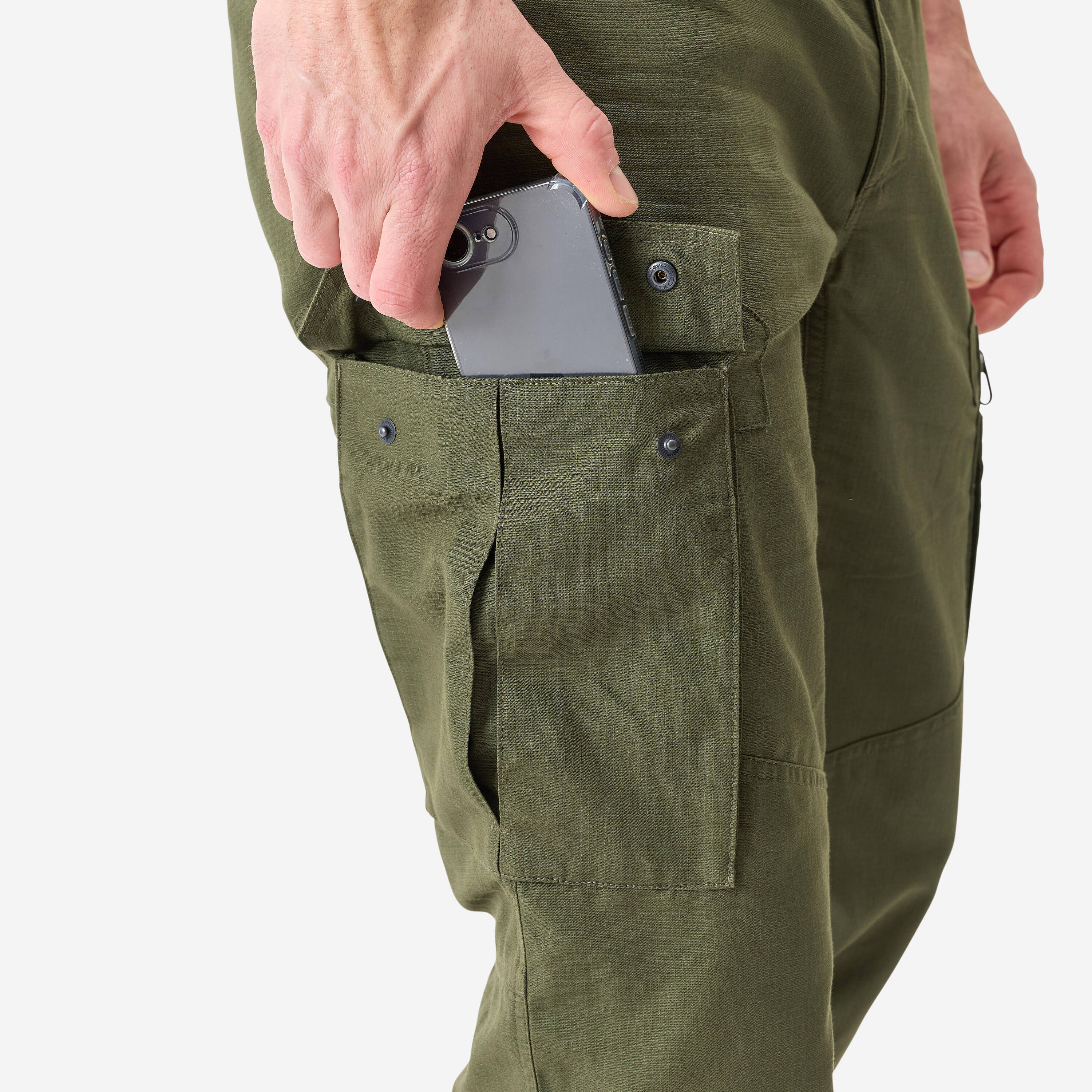 Men’s UV-protection lightweight and durable trousers 500 green -  5