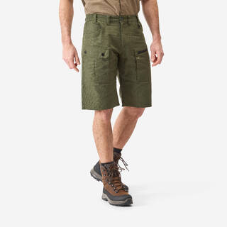 Men’s cargo Bermuda shorts 500 green