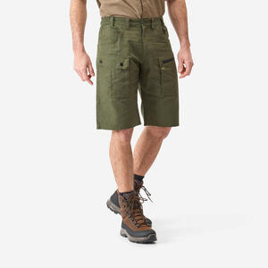 Bermudas Cargo 500 Hombre Verde Cáñamo