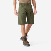 Pantalon scurt cargo lejer tip bermude 500 Verde