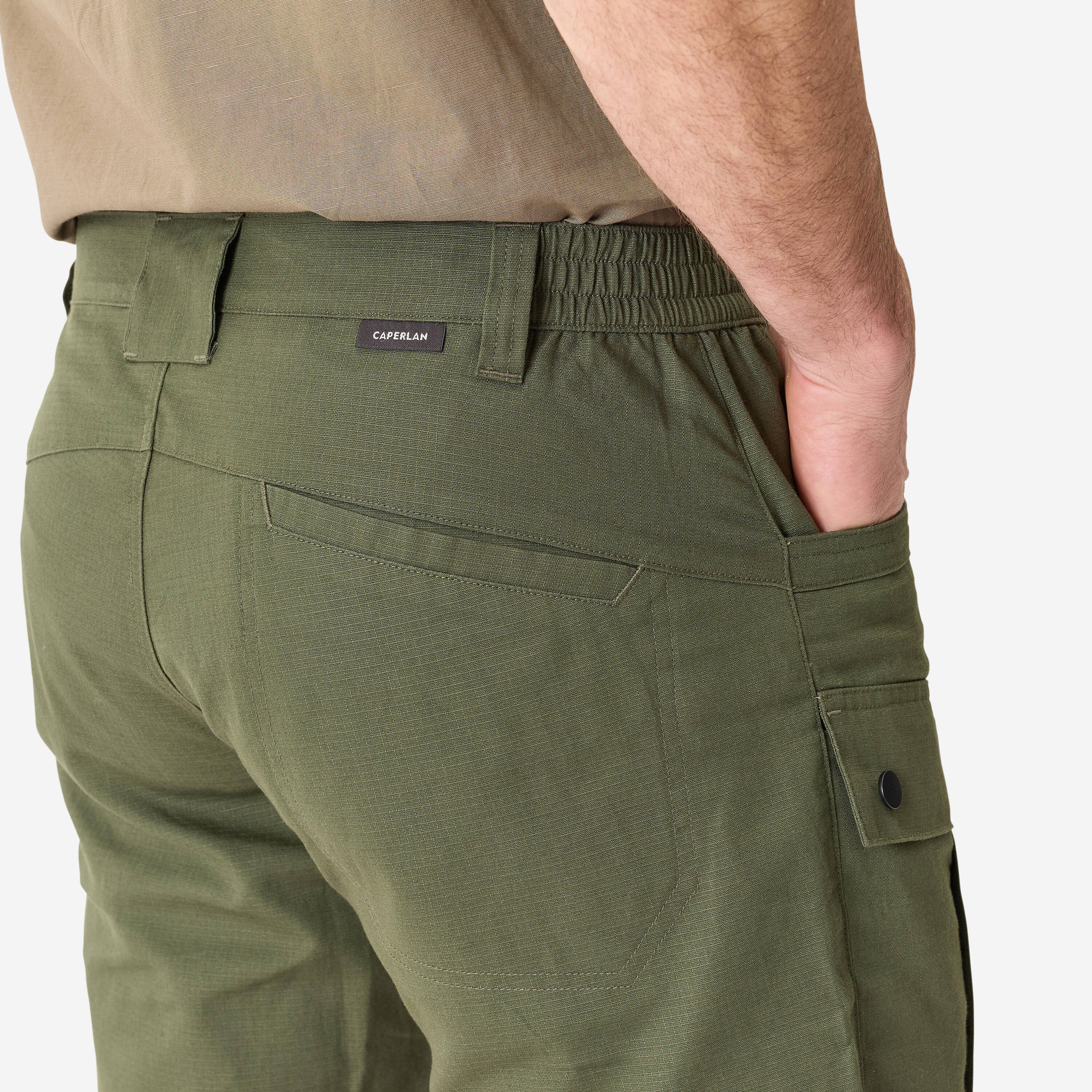 Men’s cargo Bermuda shorts 500 green -  3