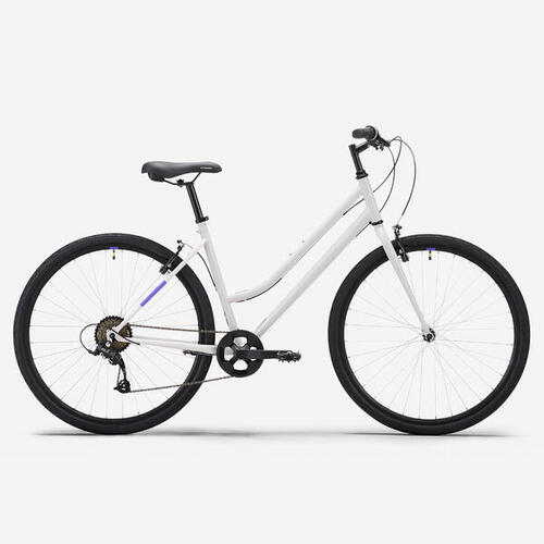 Vélo tout chemin cadre bas, EXPL 50 gris