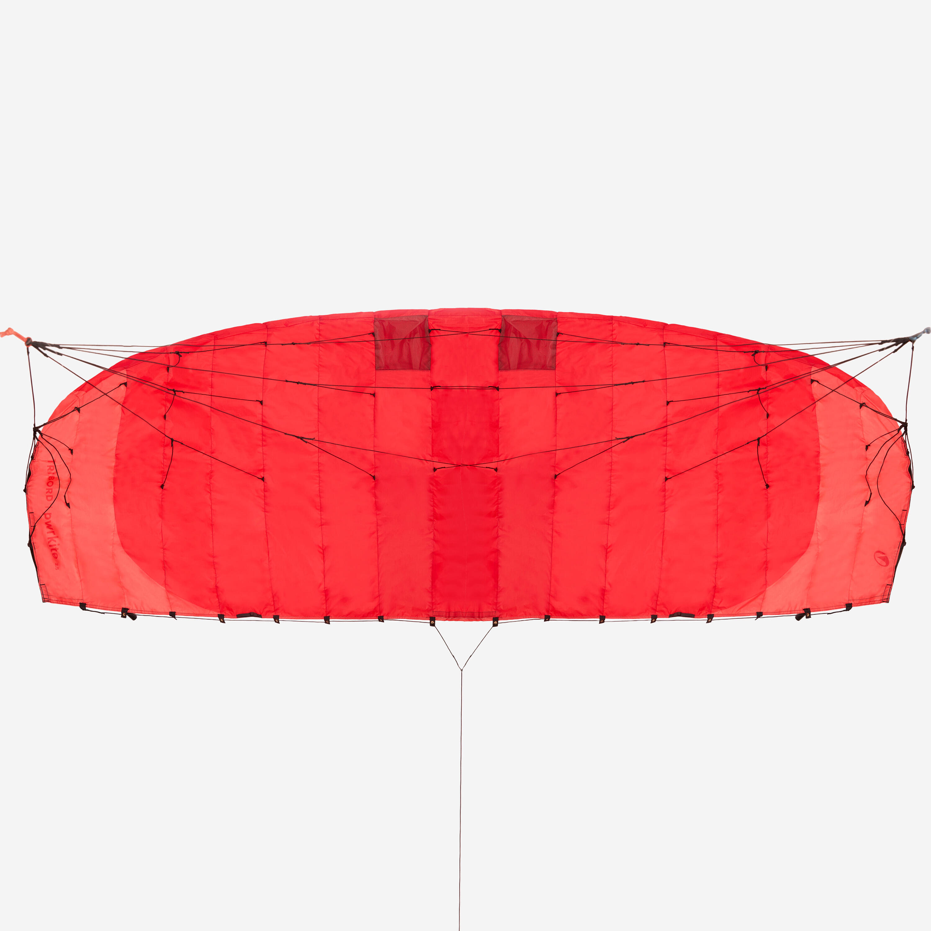 Powerkite 100 2,5 m² met bar rood 3/9