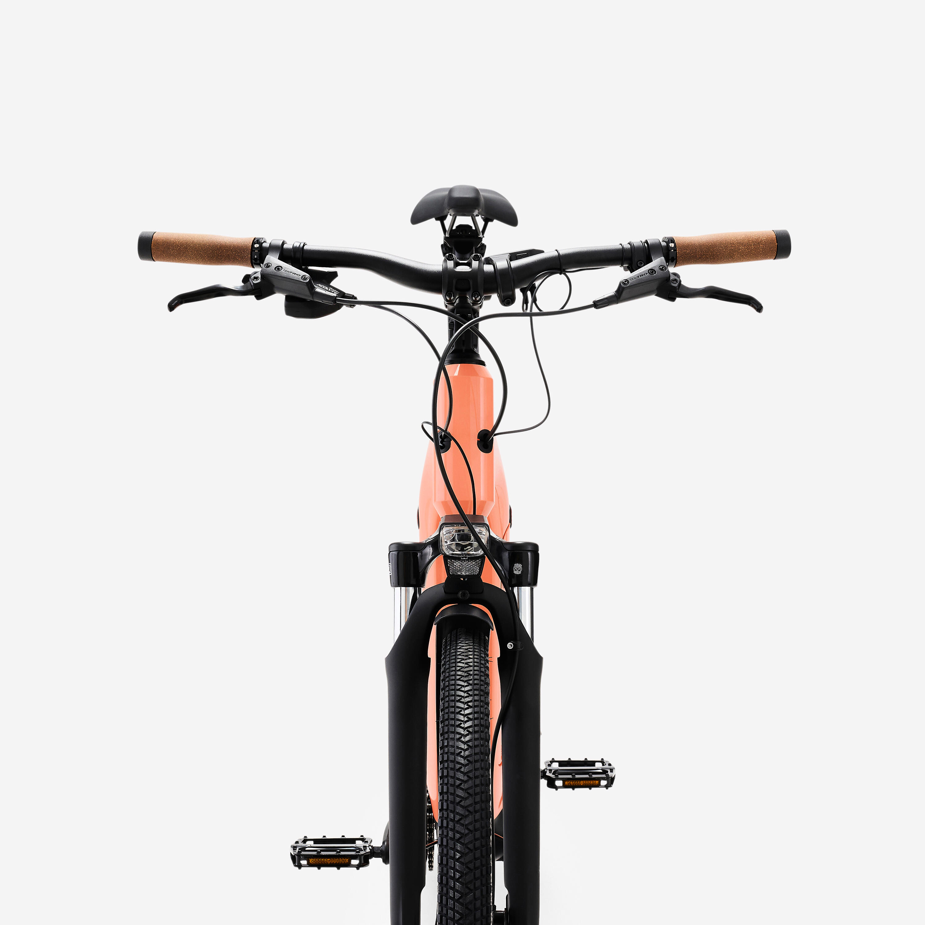 Vélo tout chemin électrique à moteur central et cadre bas, E-ACTV 500 pêche 5/8