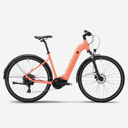 Vélo tout chemin électrique à moteur central et cadre bas, E-ACTV 500 pêche