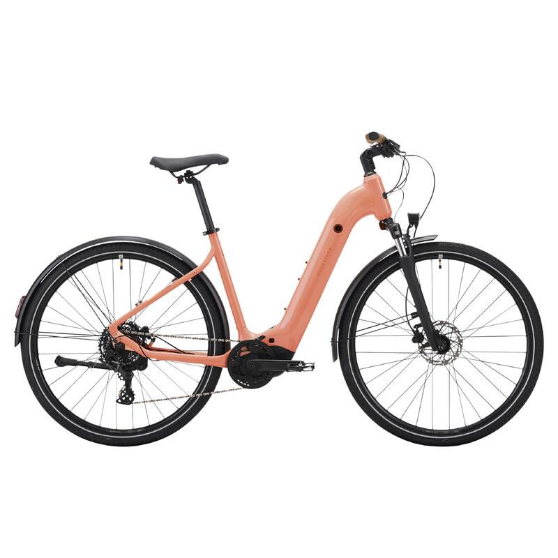 Bicicletă polivalentă electrică cu motor central - cadru jos E-ACTV 500 pêche