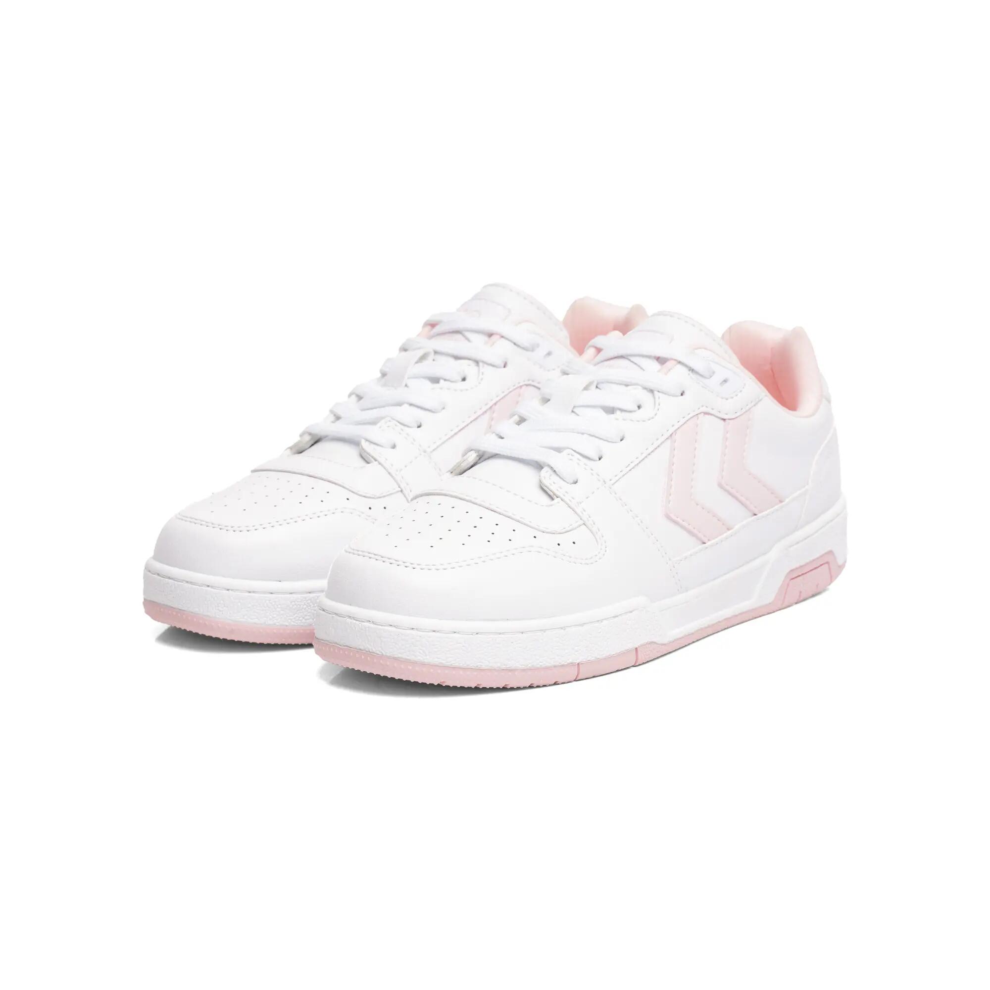 Kadın Spor Ayakkabı - Beyaz/Pembe - Hummel Freza 3/5