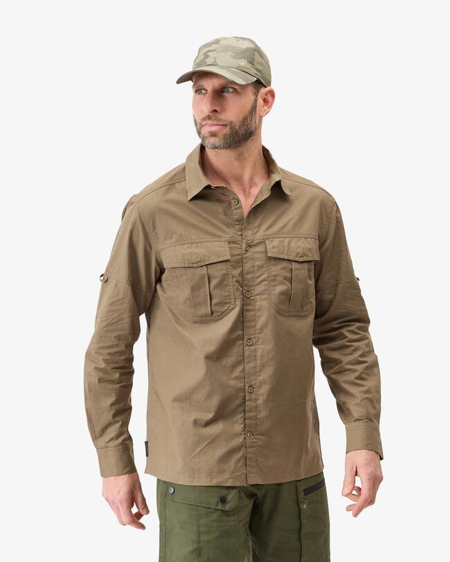Chemise en chanvre qui vous protège du soleil. 