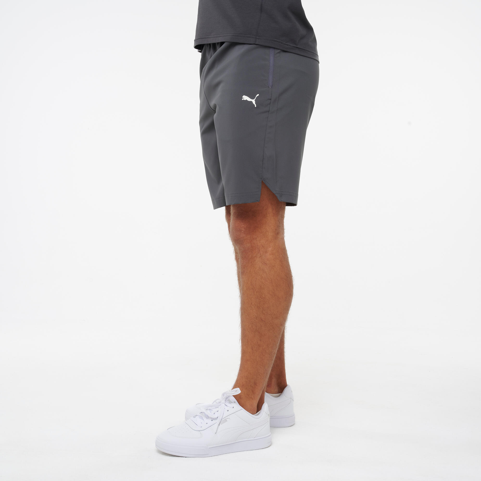 Short de fitness Active, homme, gris 6/8