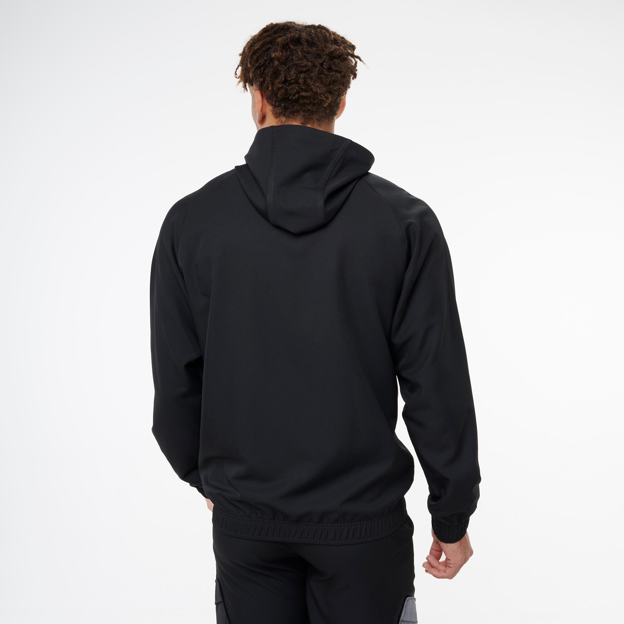 Sweat zippé homme en woven, gris 3/9