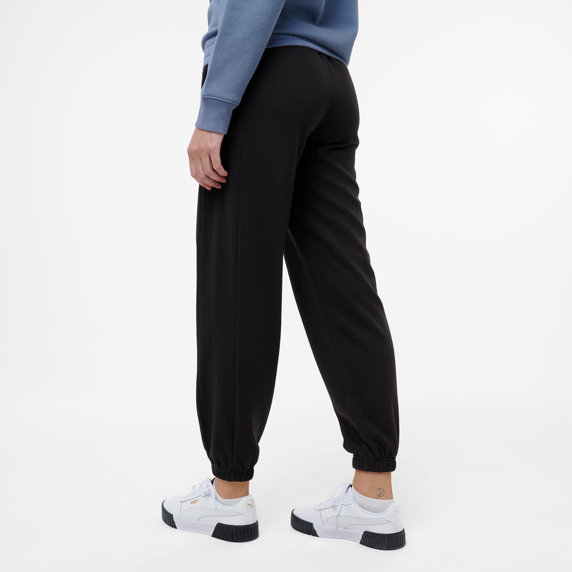 Pantalon jogging Puma femme, noir 3/7