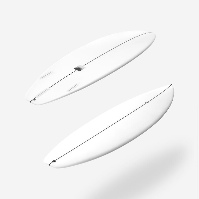 Shortboard Allround 900 v balení bez ploutviček 