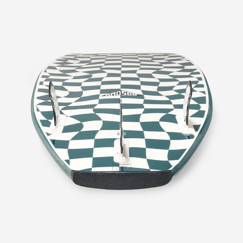 Placă de surf din spumă shortboard 6'2, 500 Soft RAD Verde brad