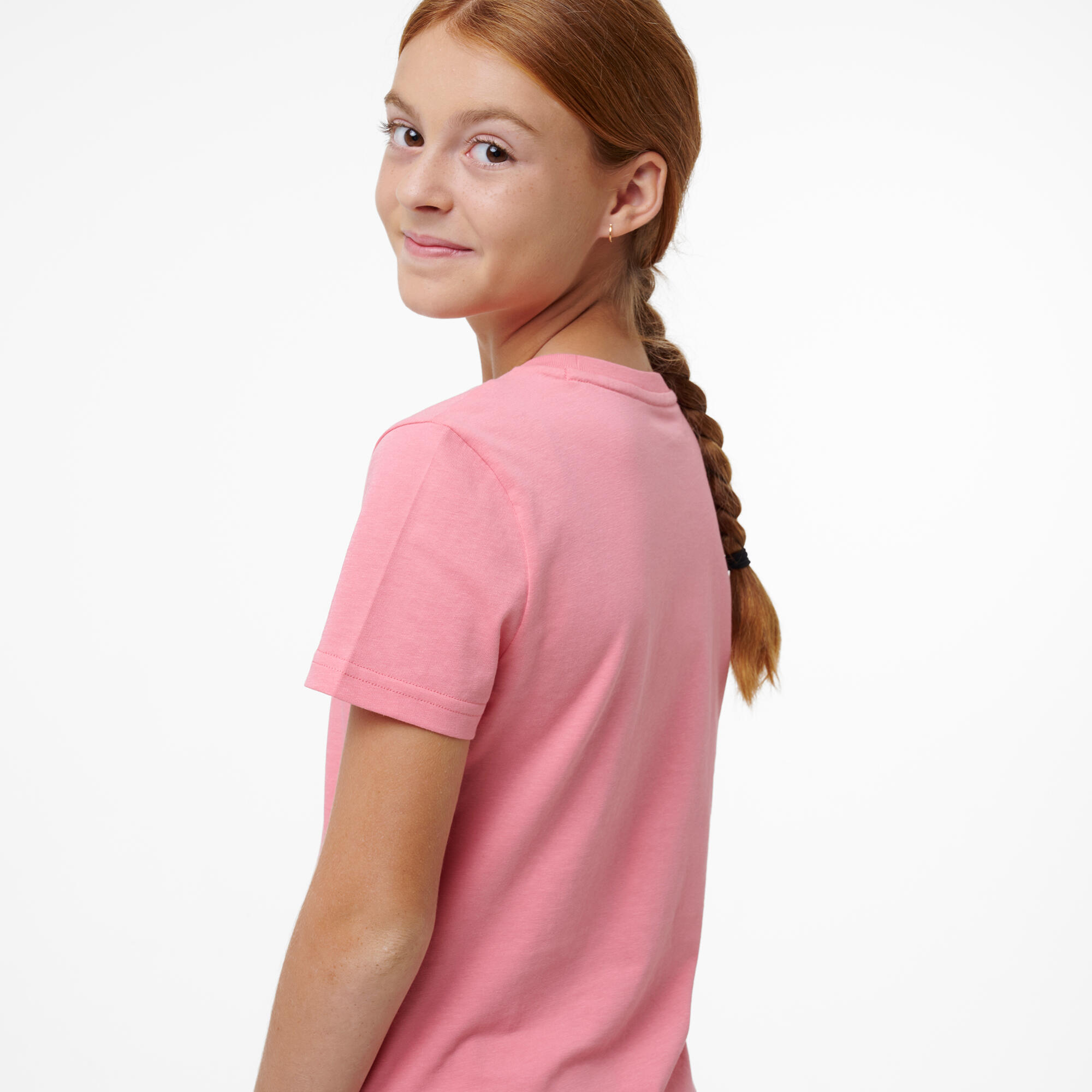 T-shirt fille en coton, rose 6/7