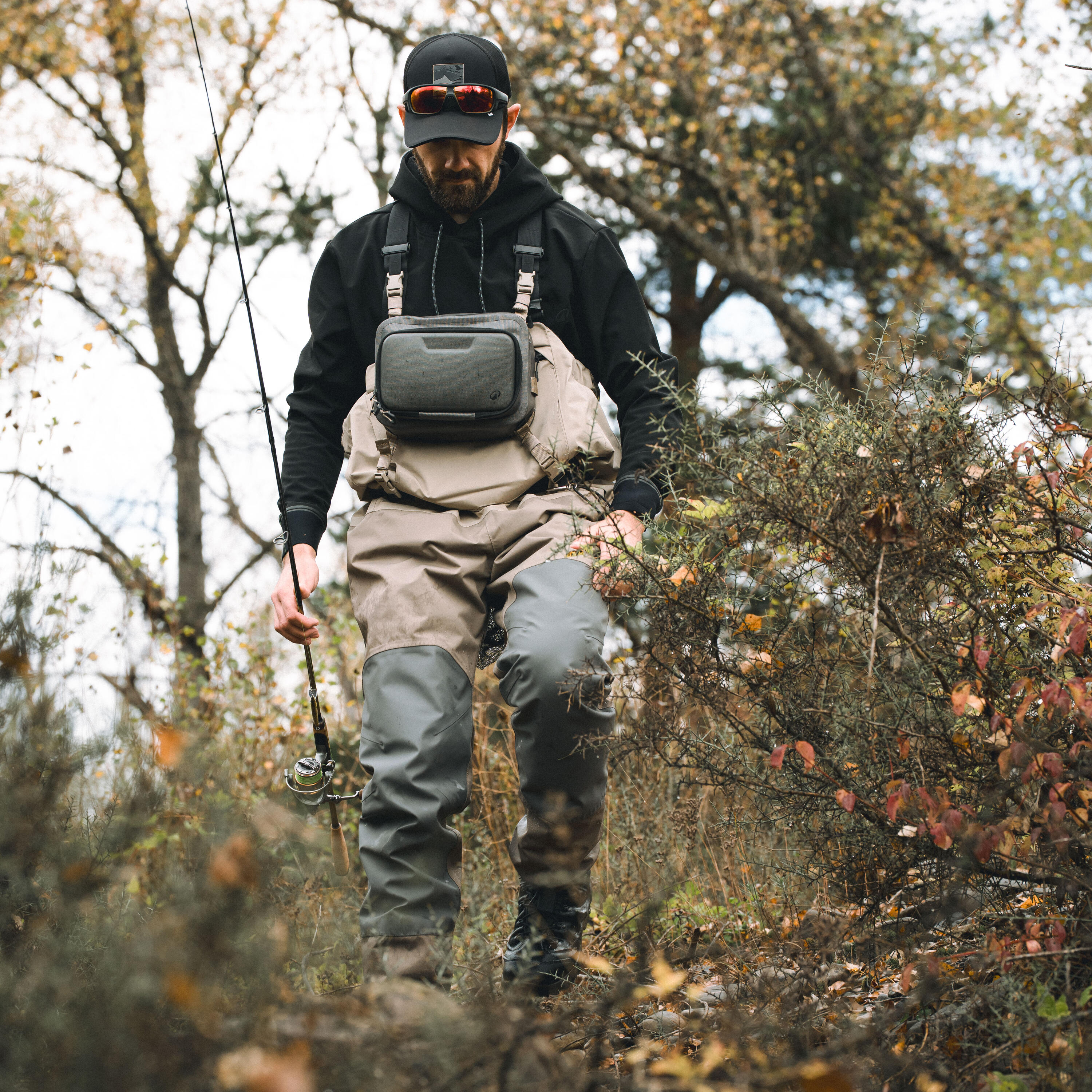 Waders pesca adulto 900 traspiranti scarpetta in neoprene 13/18
