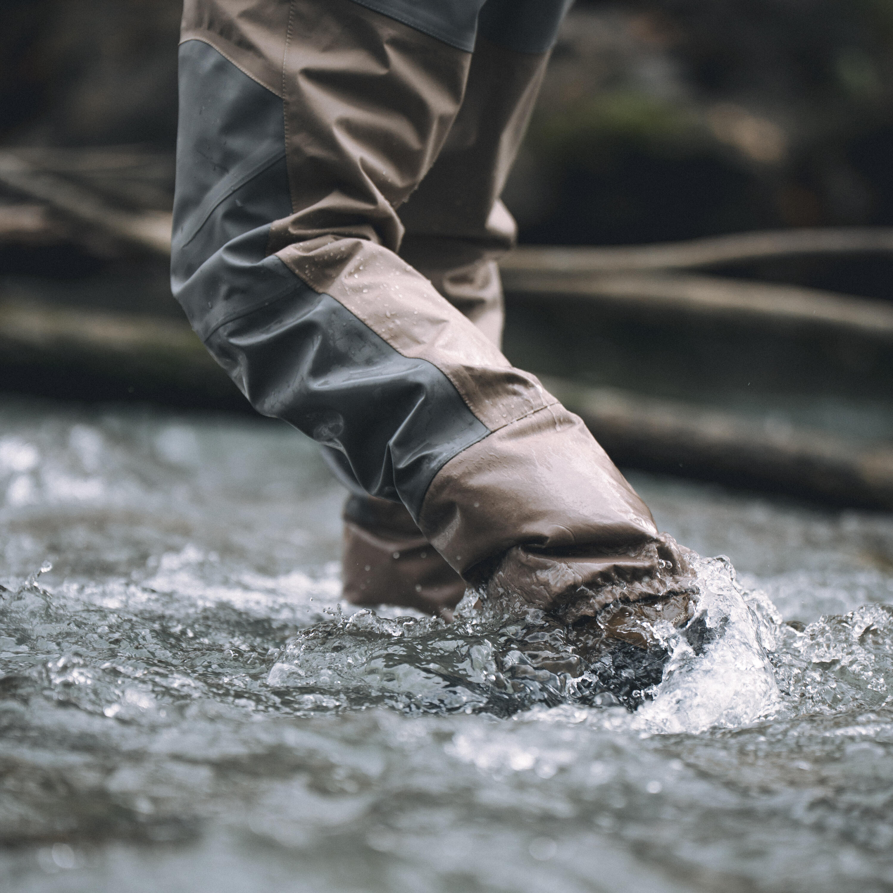 Waders pesca adulto 900 traspiranti scarpetta in neoprene 15/18