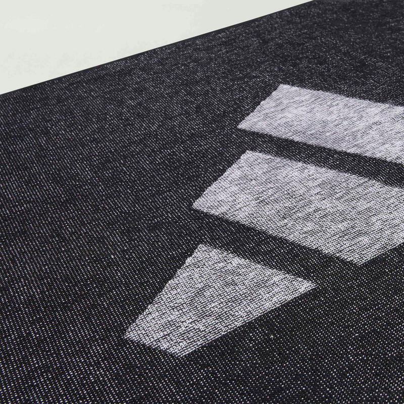 Prosop de fitness din bumbac, negru