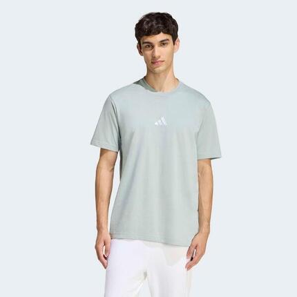 T-shirt de fitness en coton homme, sauge