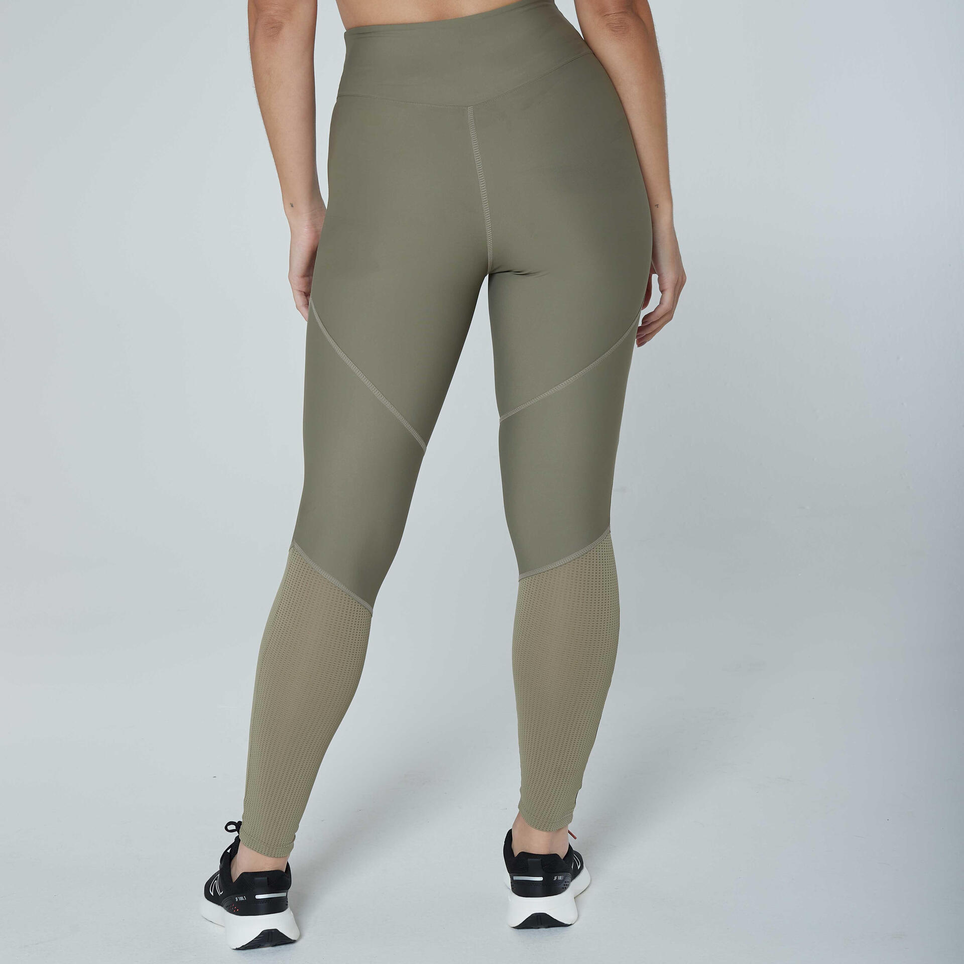 Legging Feminina de Treino Perf Fit 500 Domyos Verde