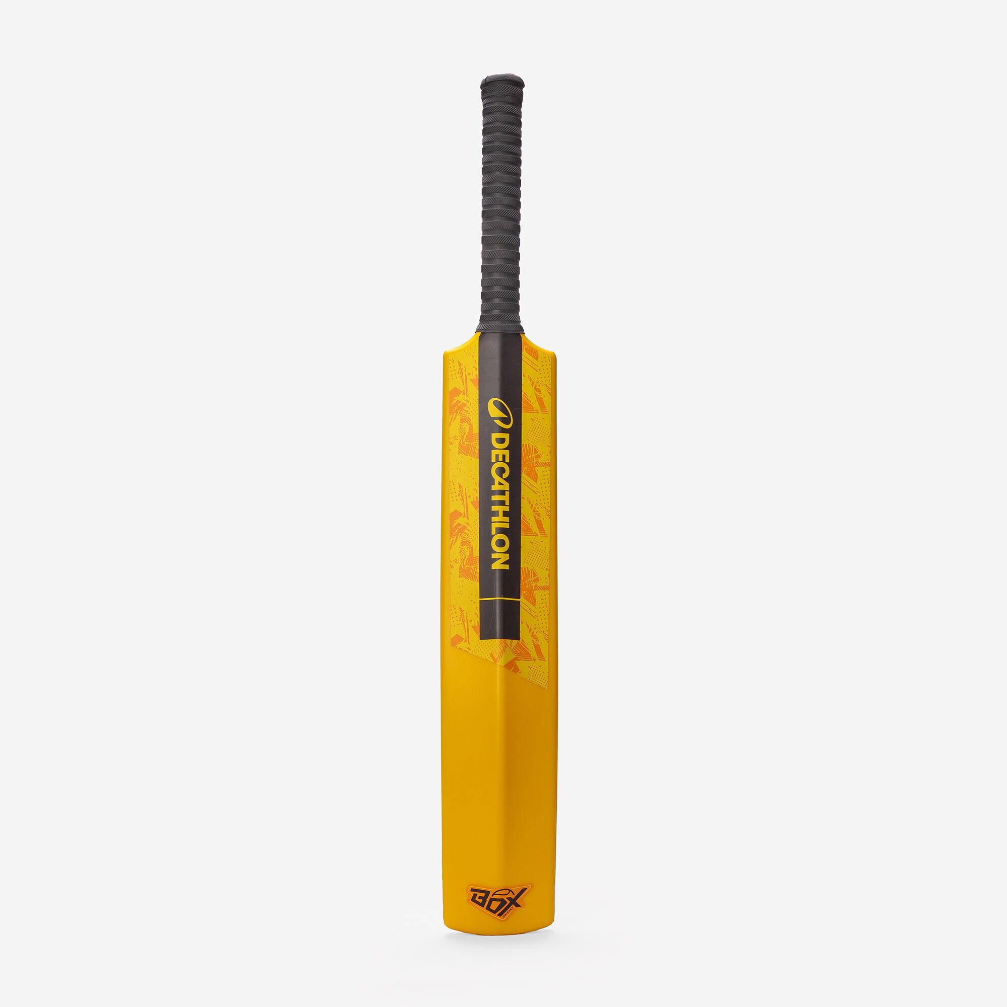 Adult Hard Plastic Cricket Bat Size SH Soft for Tennis Ball T500 Box - Yellow -  1