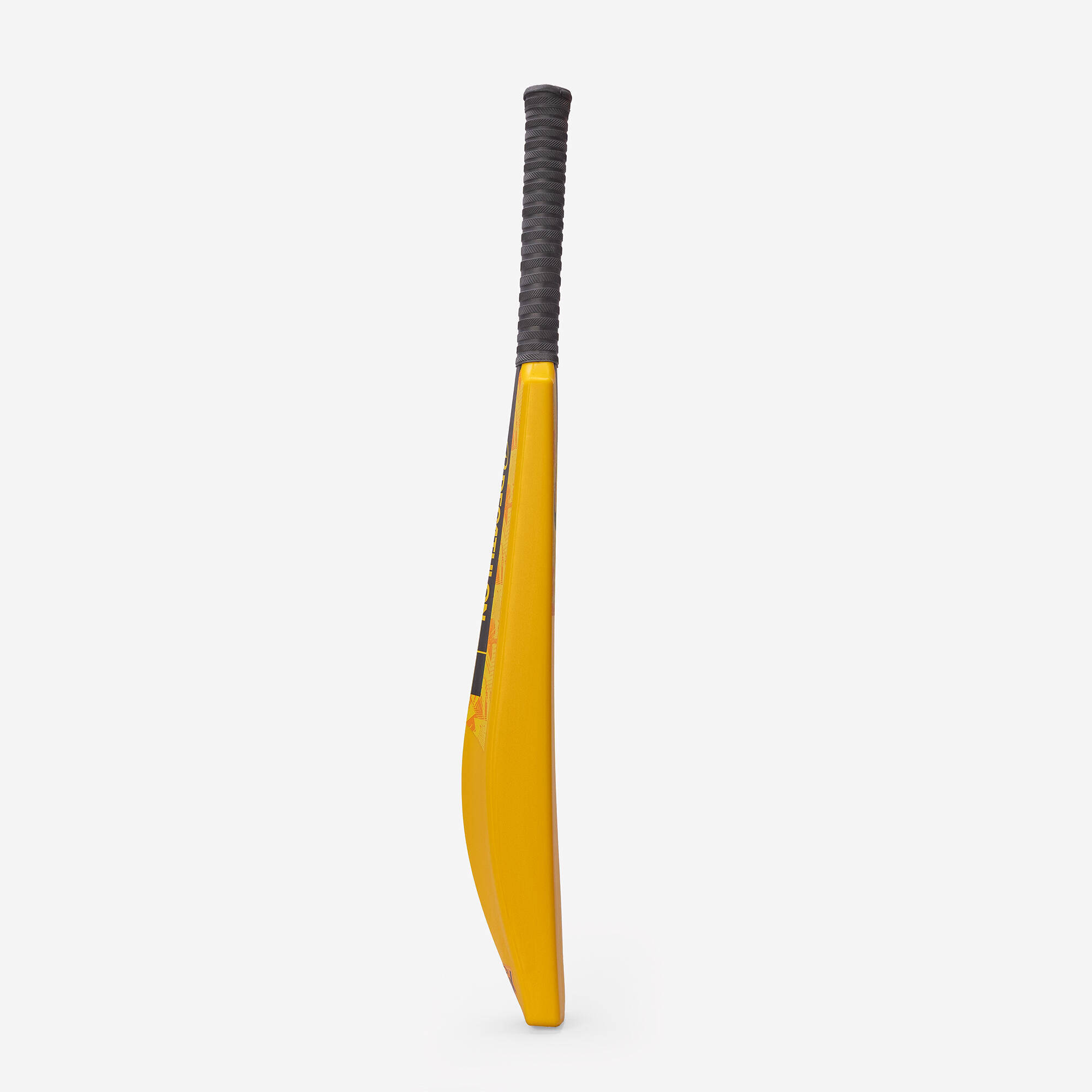 Adult Hard Plastic Cricket Bat Size SH Soft for Tennis Ball T500 Box - Yellow -  4