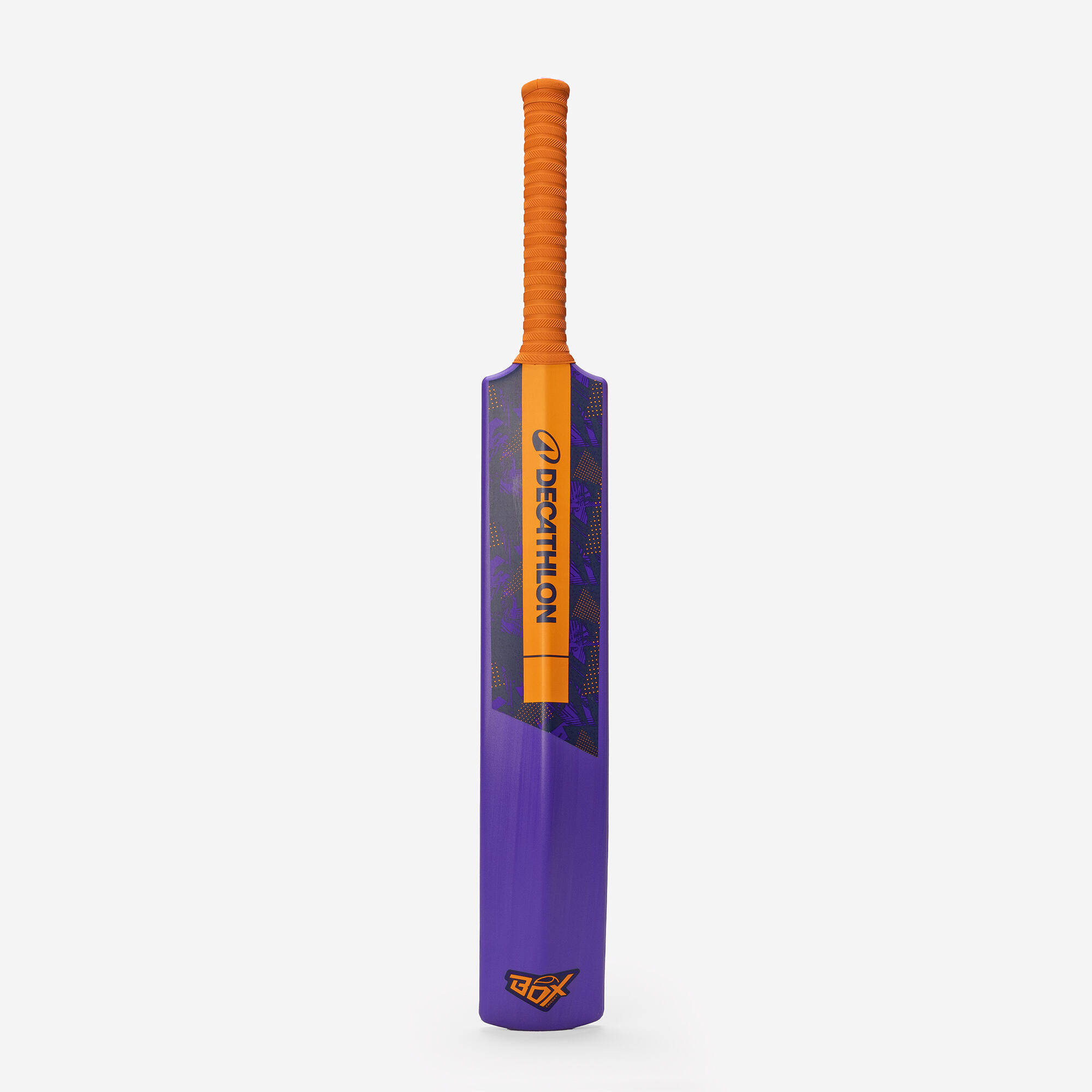 Adult Hard Plastic Cricket Bat Size SH Soft for Tennis Ball T500 Box - Purple -  2