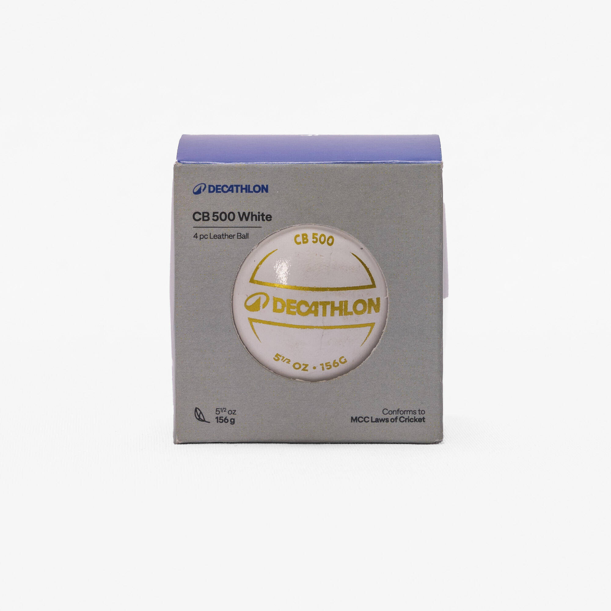 CB 500 4 PIECE WHITE LEATHER BALL -  4