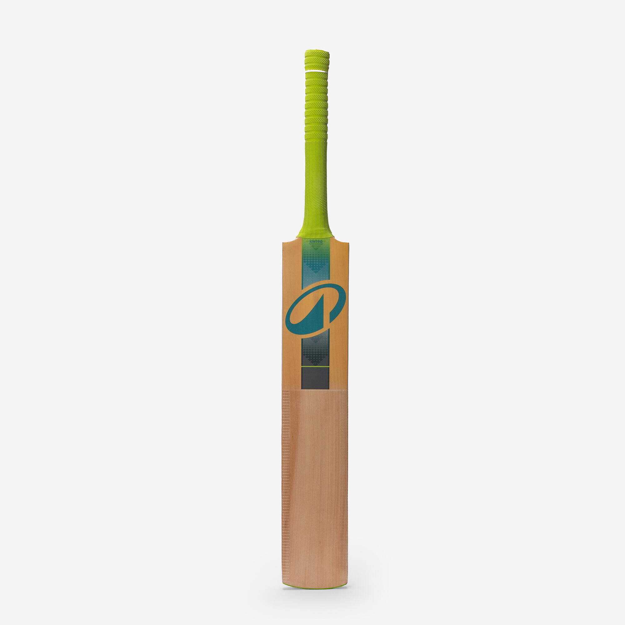 Cricket Kashmir Willow Bat SH KW190 - Lime & Blue -  1