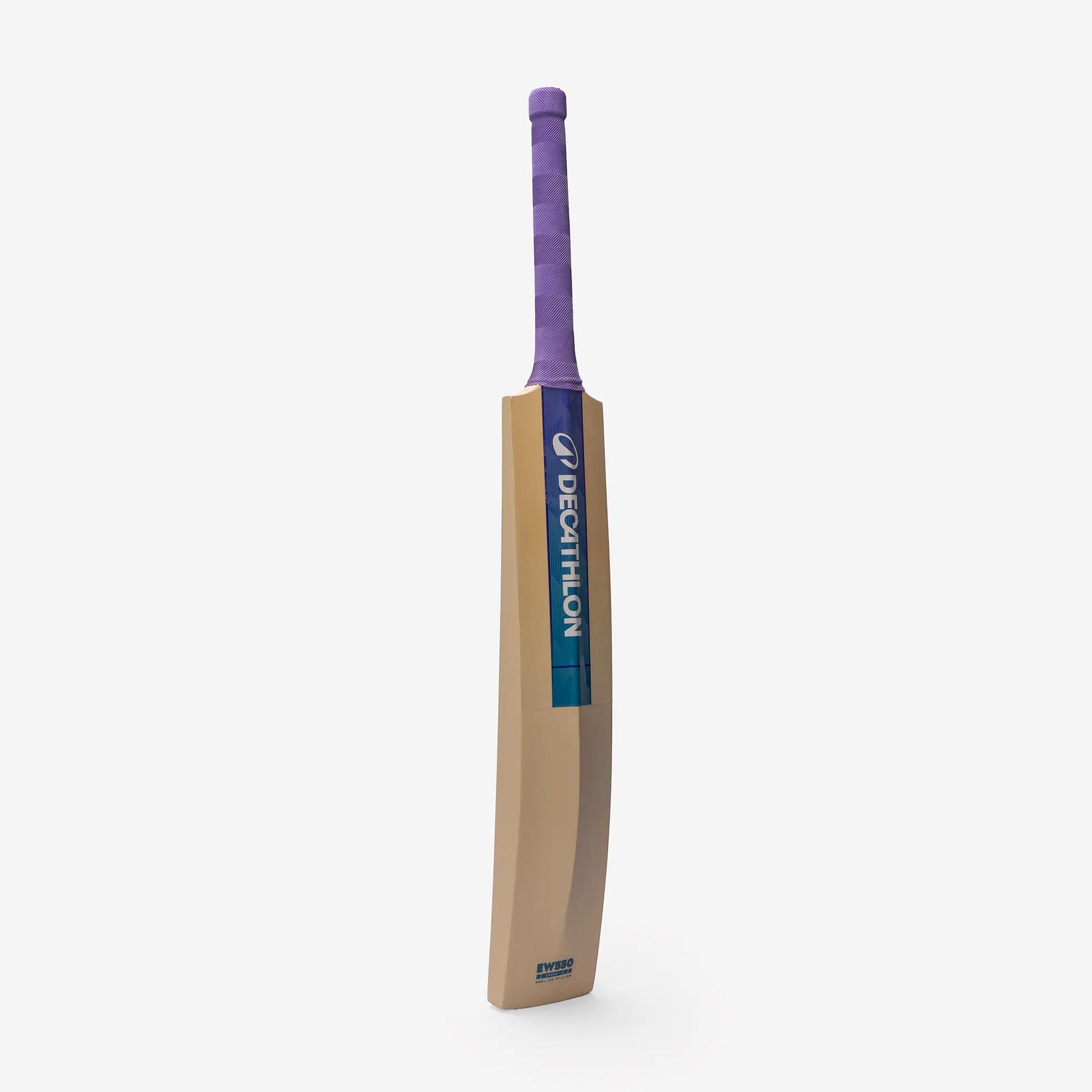 Adult English Willow Cricket Bat G5 Size SH Lightweight Leather Ball Bat with Cover EW550 -  5