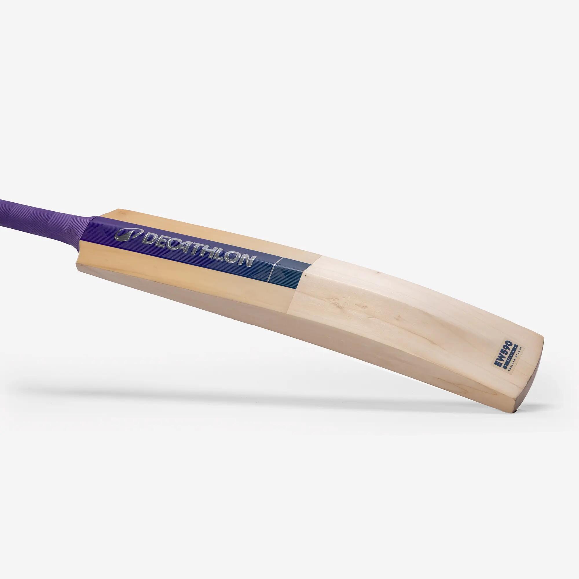 Adult English Willow Cricket Bat G4 Size SH Lightweight Duckbill Profile Leather Ball Bat with Cover EW590 -  2