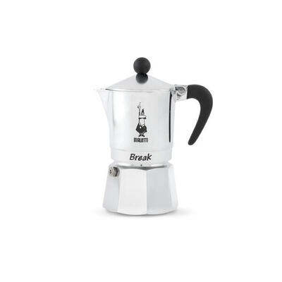 3 kops percolator break, zwart/zilver