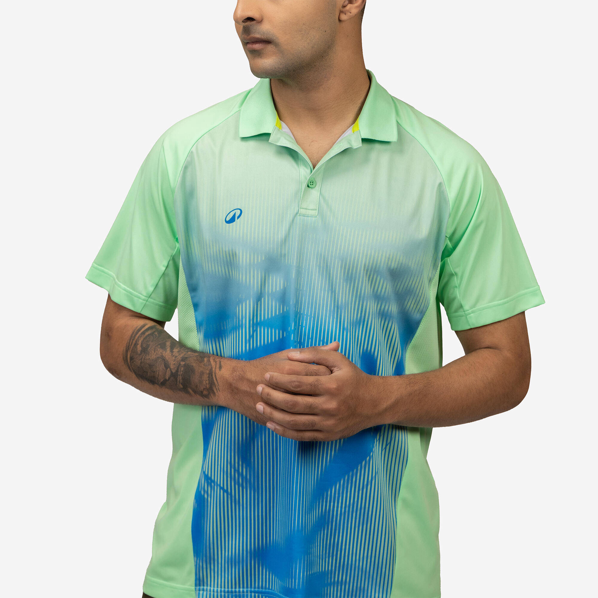 CRICKET POLO SHORT SLEEVE CP 500 MEN MINT -  5