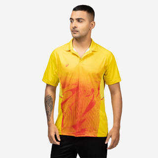 CRICKET POLO SHORT SLEEVE CP 500 MEN YELLOW