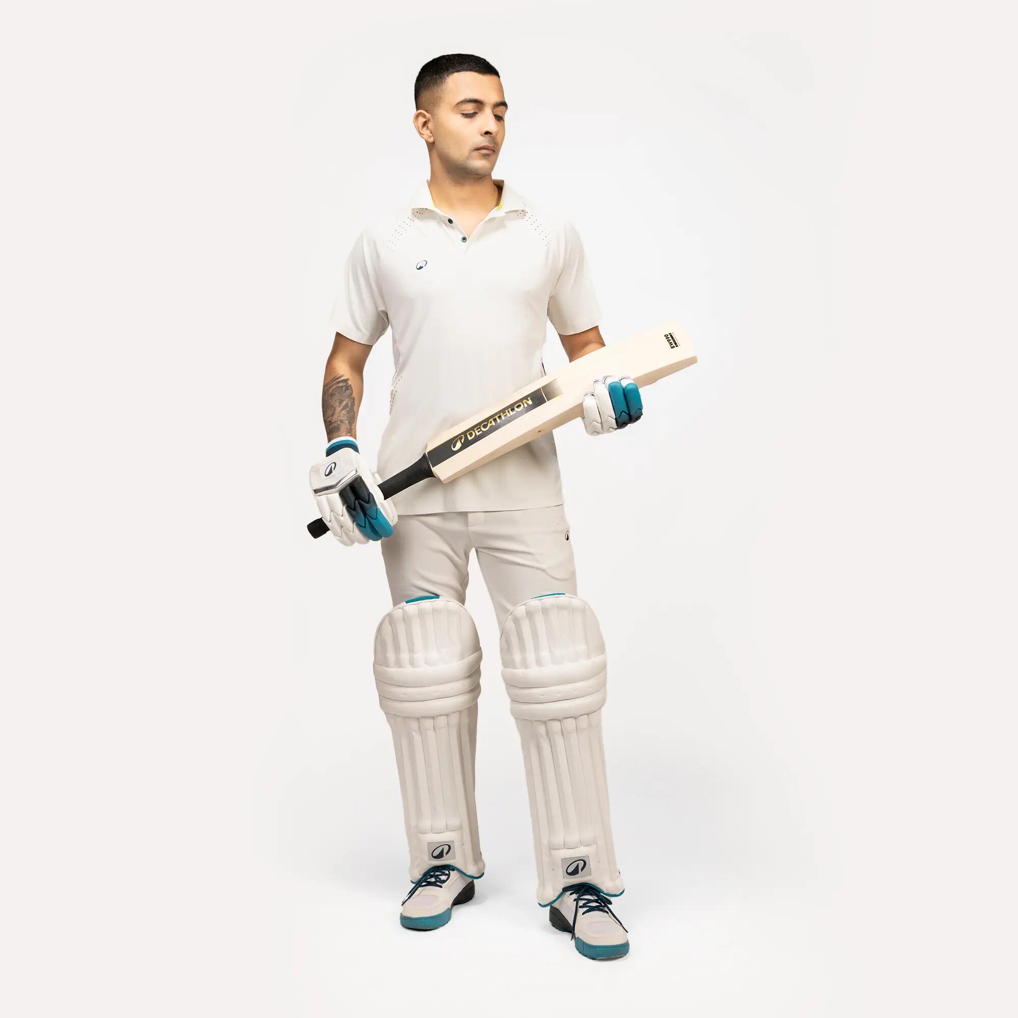Adult English Willow Cricket Bat G1 Size SH Lightweight Leather Ball Bat with Padded Cover EW990 -  2