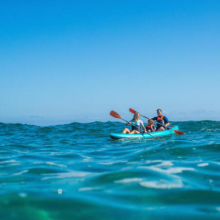 ВЕСЛО ДЛЯ КАЯКА СИММЕТРИЧНОЕ РЕГУЛИРУЕМОЕ X100 2-СОСТАВНОЕ