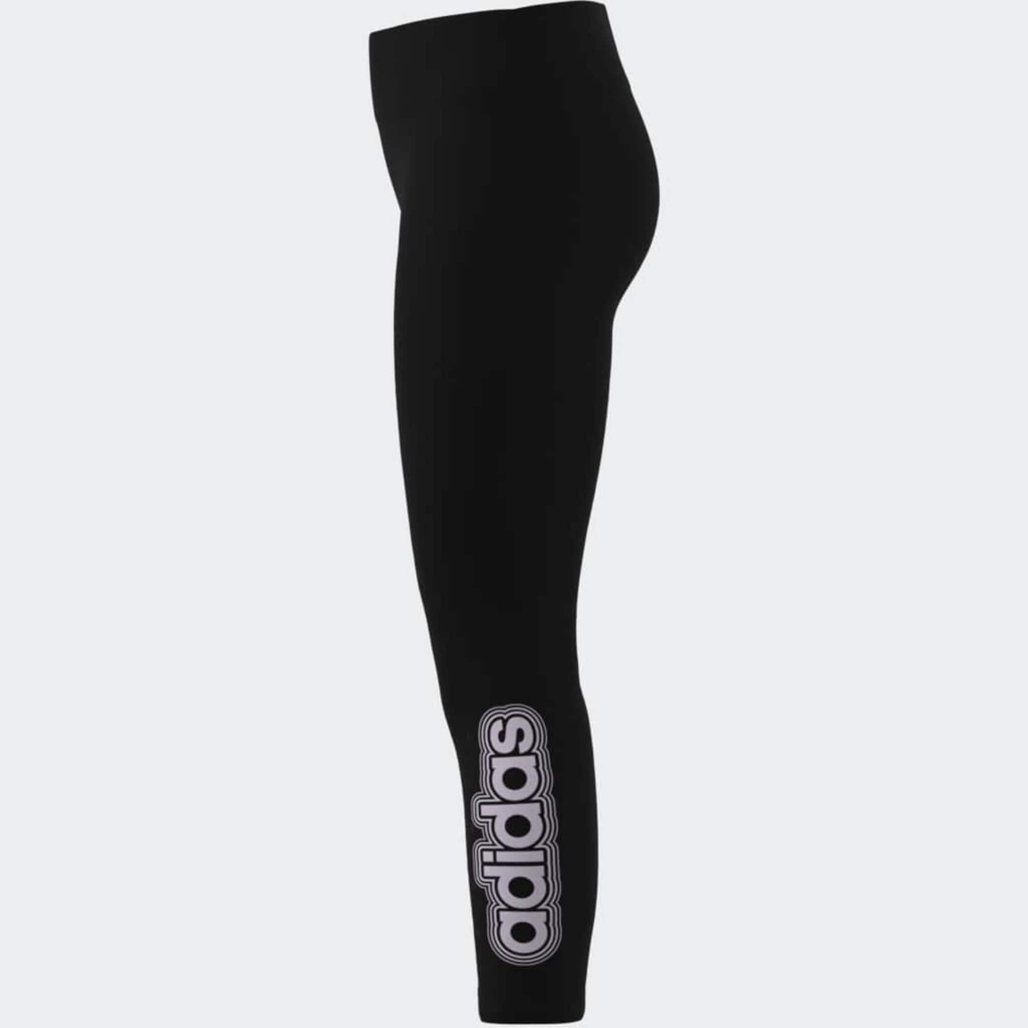 Leggings ADIDAS bambina ginnastica cotone neri 7/8