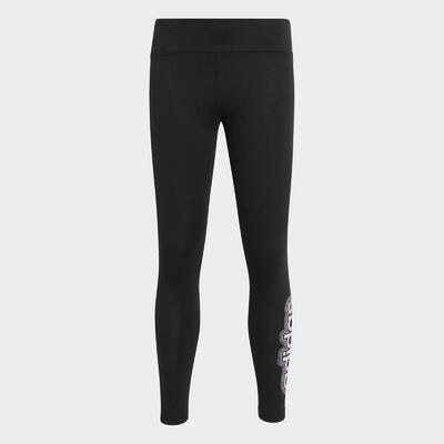 Leggings ADIDAS bambina ginnastica cotone grigi