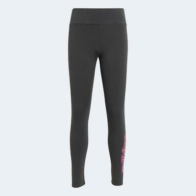 Leggings ADIDAS bambina ginnastica cotone grigi