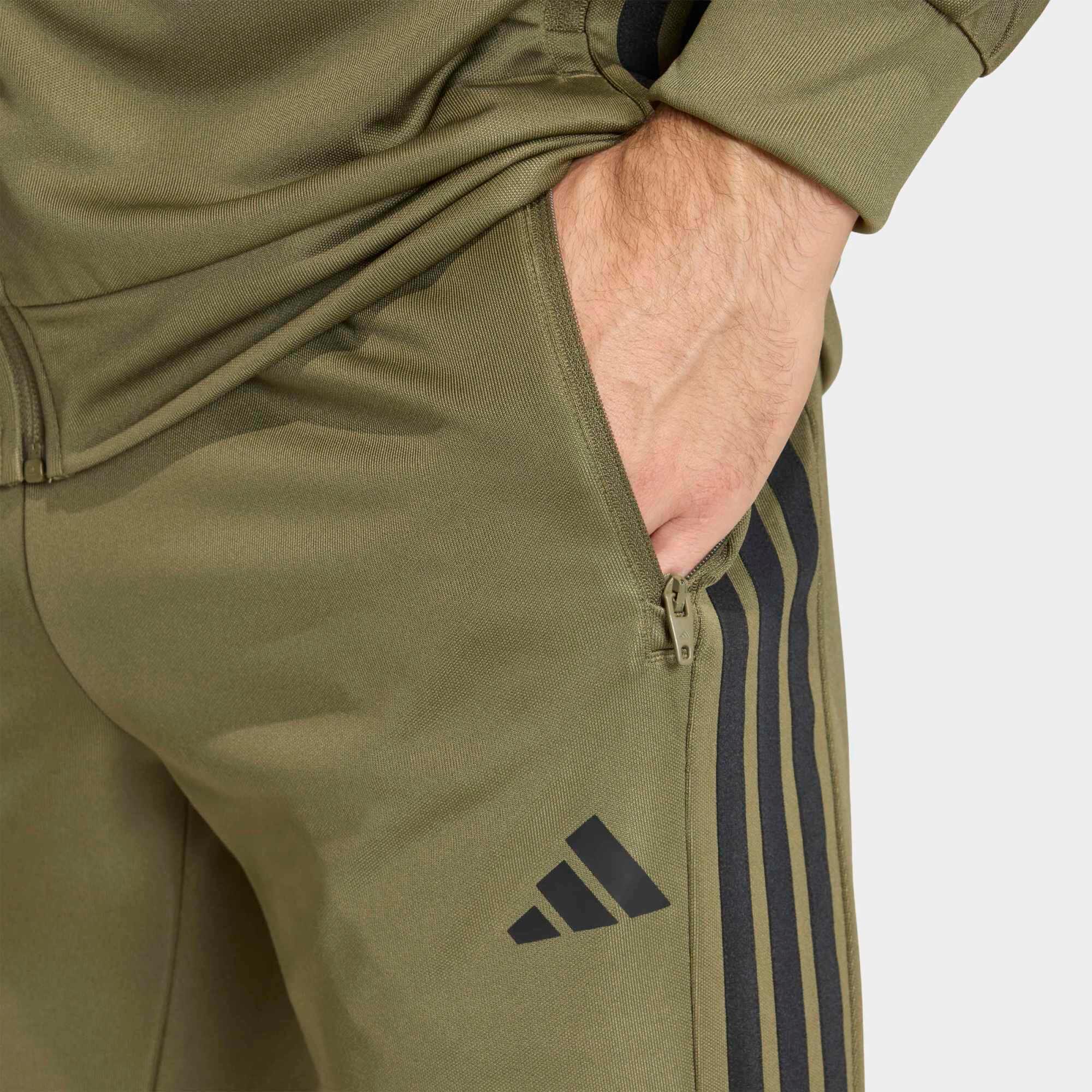 Calças de Fitness Homem Caqui 4/5