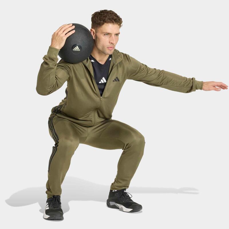 Pantalon de trening fitness ADIDAS Kaki Bărbați