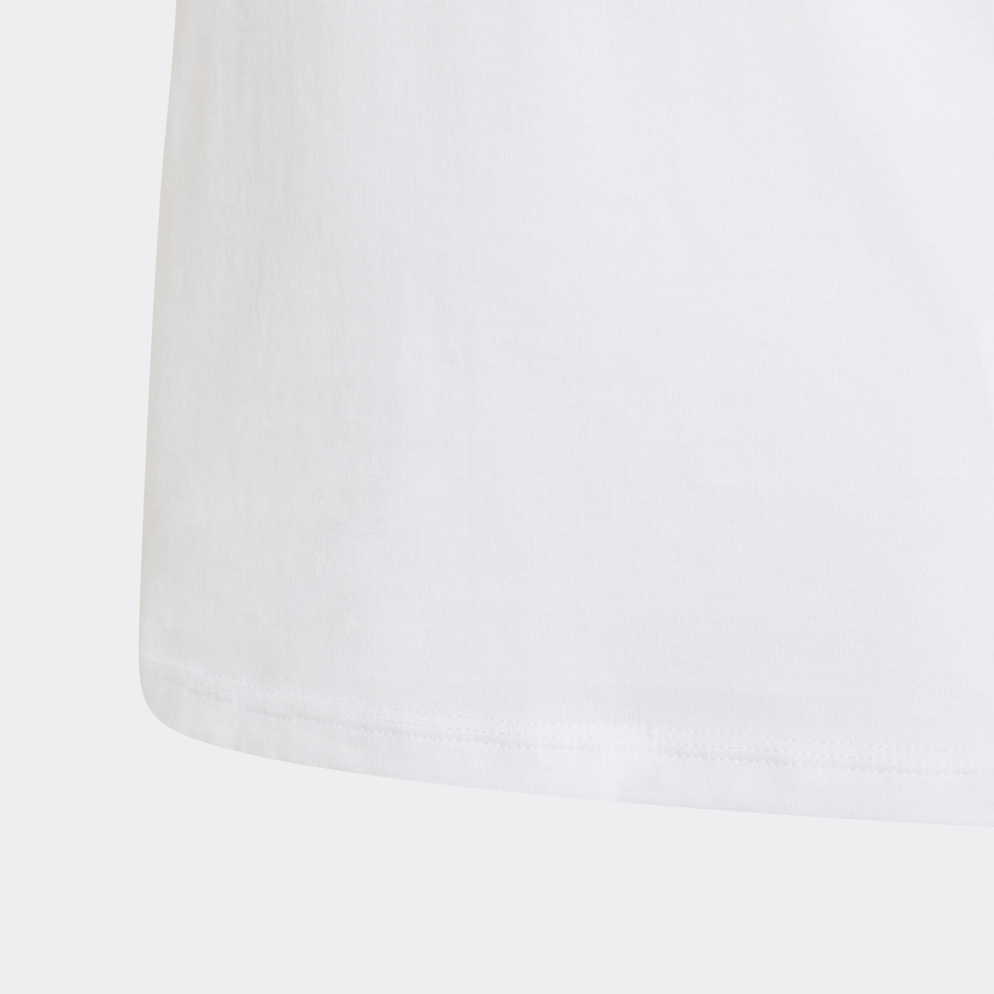 T-shirt en coton fille, blanc 4/5