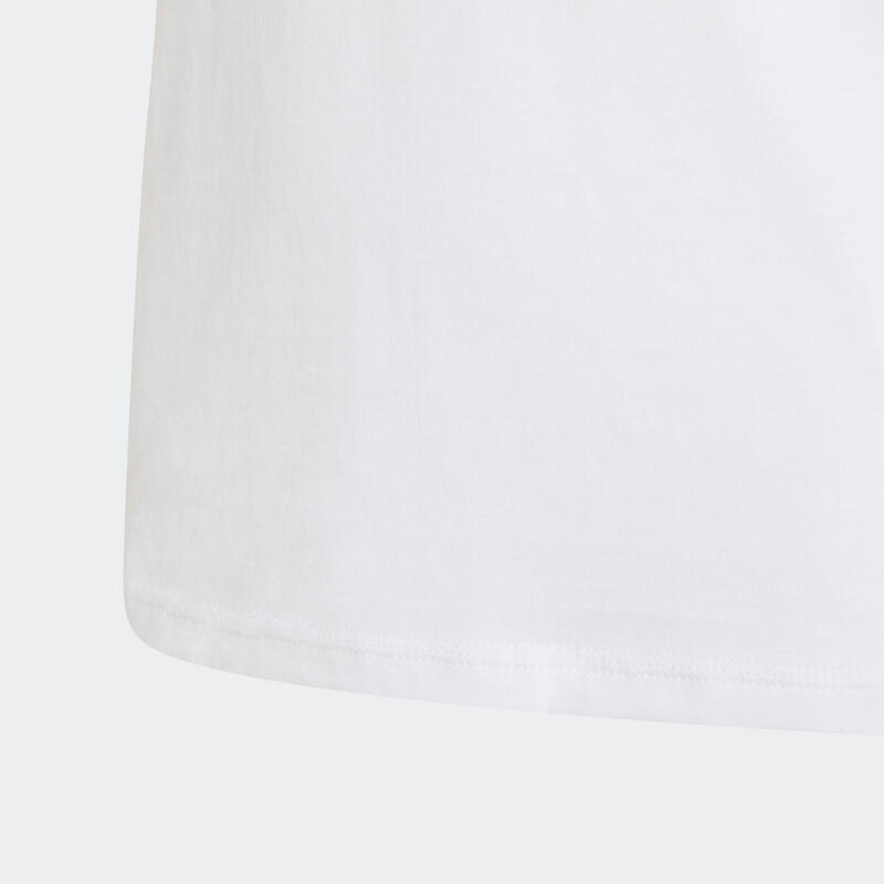 Tricou bumbac ADIDAS Alb Fete