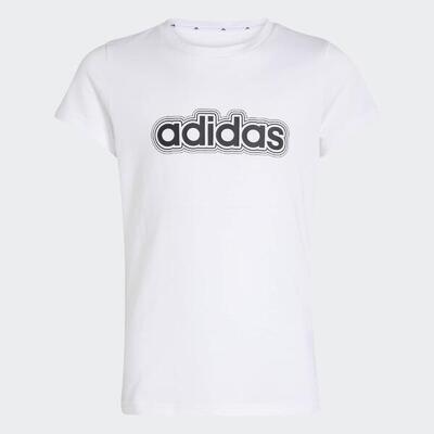 Katoenen t-shirt voor meisjes wit