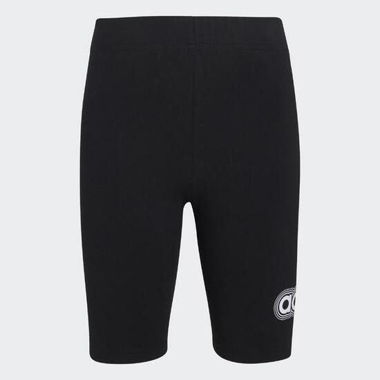 Radlerhose Kinder Baumwolle - schwarz