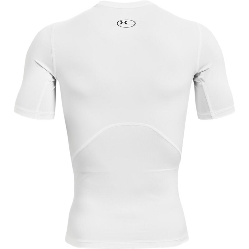 Tricou de compresie de antrenament Alb Bărbați