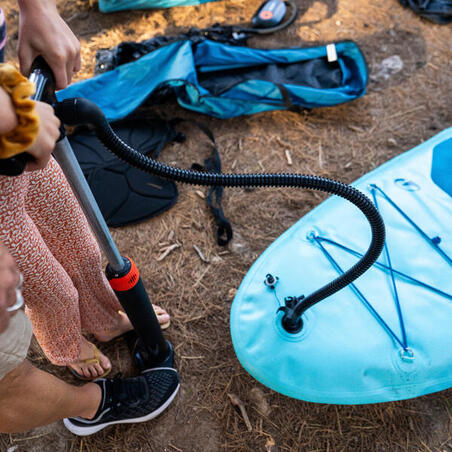 НАСОС ДЛЯ SUP-ДОСКИ И КАЯКА, ДАВЛЕНИЕ 20 PSI ДВОЙНОГО ДЕЙСТВИЯ