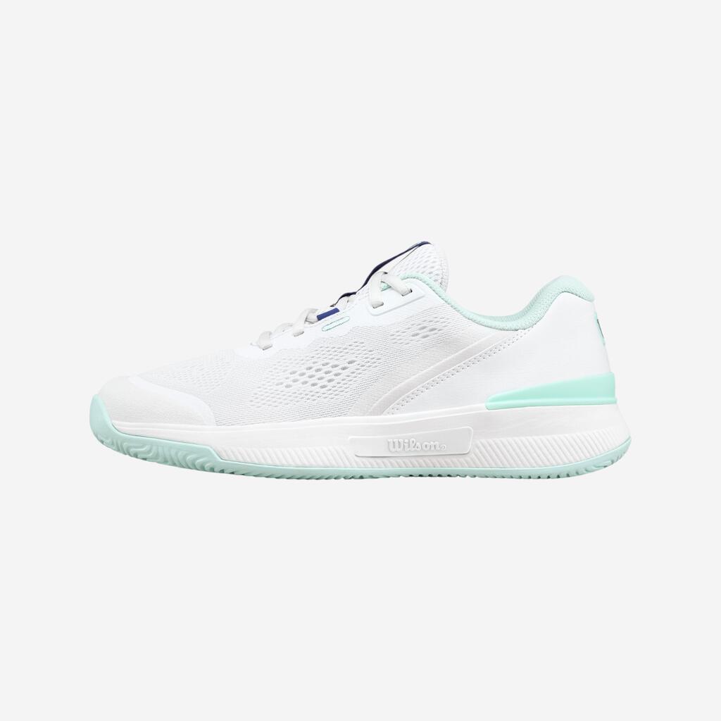 Women's Multicourt Tennis Shoes Intrigue Pro - White/Green/Blue